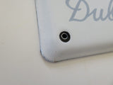 RARE PLAQUE EMAILLEE VINS CLAIROR DUBOSQ LETTRE LEON DUPIN STRASBOURG