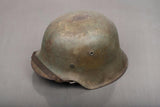 Casque allemand M42 camouflé German M42 camouflaged helmet ww2