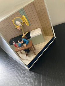 Tintin - Diorama Moulinsart 43200 - Tintin découvre Haddock - (2009)