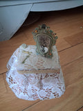 Automate Jean FARKAS  jeune femme a LA TOILETTE jouet ancien poupée porcelaine