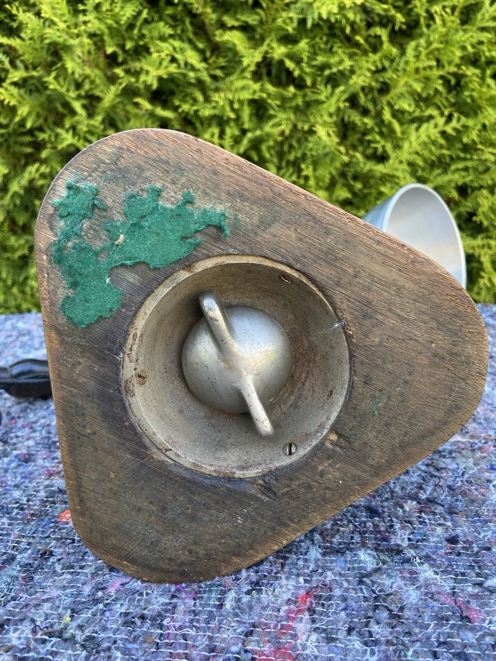 Rare lampe gras modèle 206 nickelé d’origine,