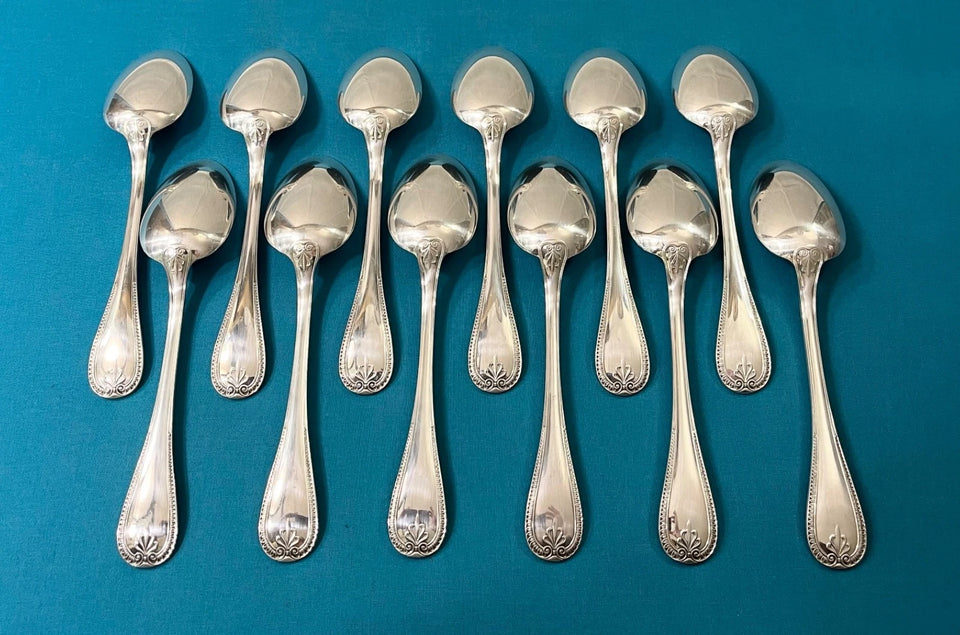 ménagère BRILLANT  49 pièces CHRISTOFLE modèle MALMAISON métal argenté EMPIRE