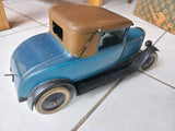 jouet ancien 1928 André Citroën C6 avec boîte d'origine, clé, moteur, frein