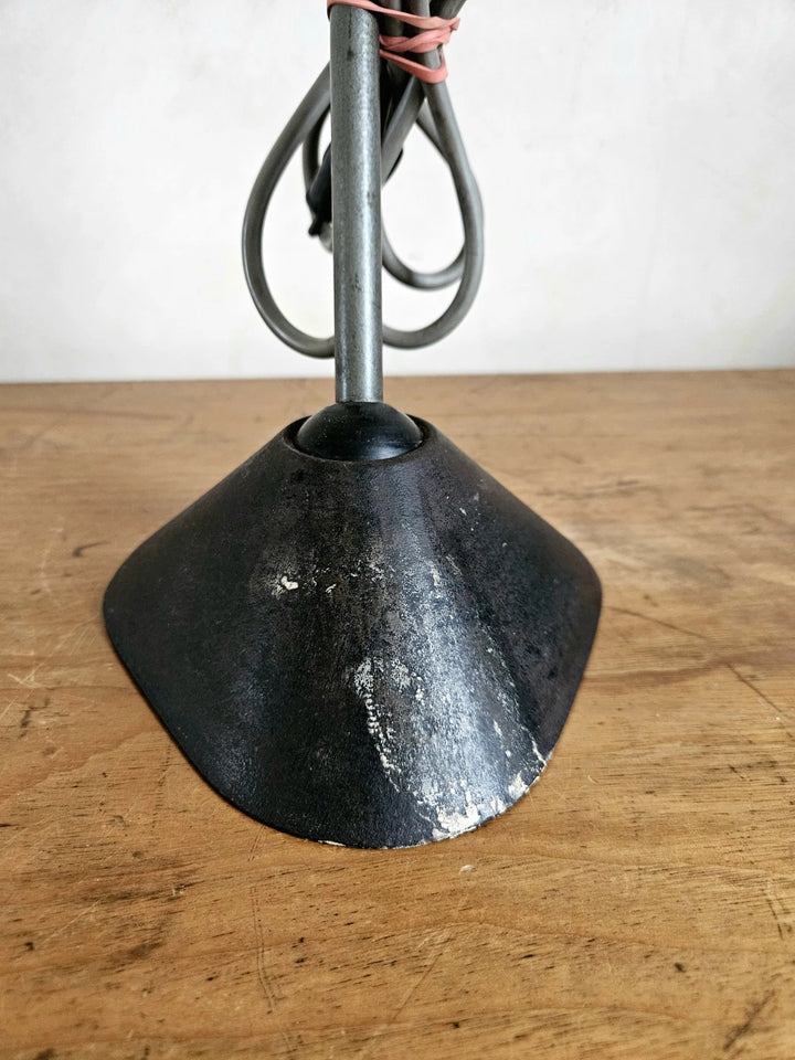 Lampe atelier GRAS RAVEL design vintage 40-50 industriel