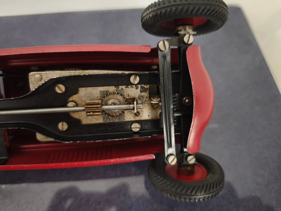 Voiture Mercedes À Moteur Mécanique - Idem Meccano Année 1930