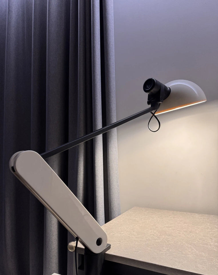 Grande lampe de bureau vintage réglable par Bruno Gecchelin pour Guzzini, 1982