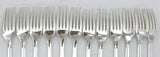 Alfénide, Christofle Paris, ménagère set de 38 pièces, Art Déco, métal argenté.