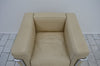 Fauteuil en cuir CASSINA LC2 Le Corbusier Z Cuir naturel 1v2