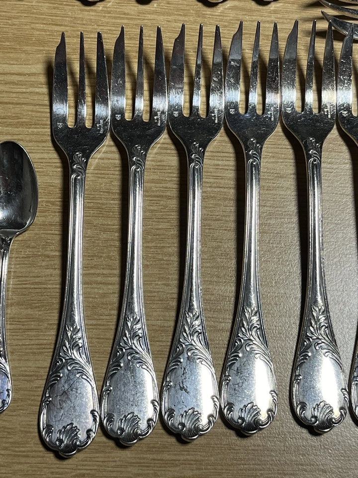 Ménagère 95 Pièces Métal Argenté Christofle Marly - Service