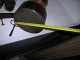 ANCIENNE LAMPE A MECANISME HORLOGERIE type CARCEL