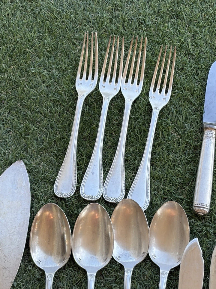 ménagère métal argenté christofle Modèle MALMAISON 54 Pièces