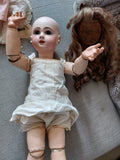 poupee jumeau tampon rouge tête jumeau 10 54 CM bouche fermée