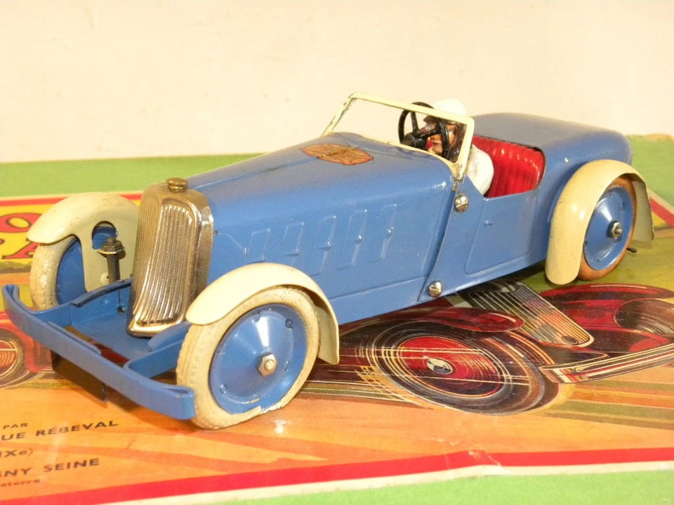 JOUET ANCIEN TOLE COFFRET MECCANO CONSTRUCTEUR D'AUTOMOBILES
