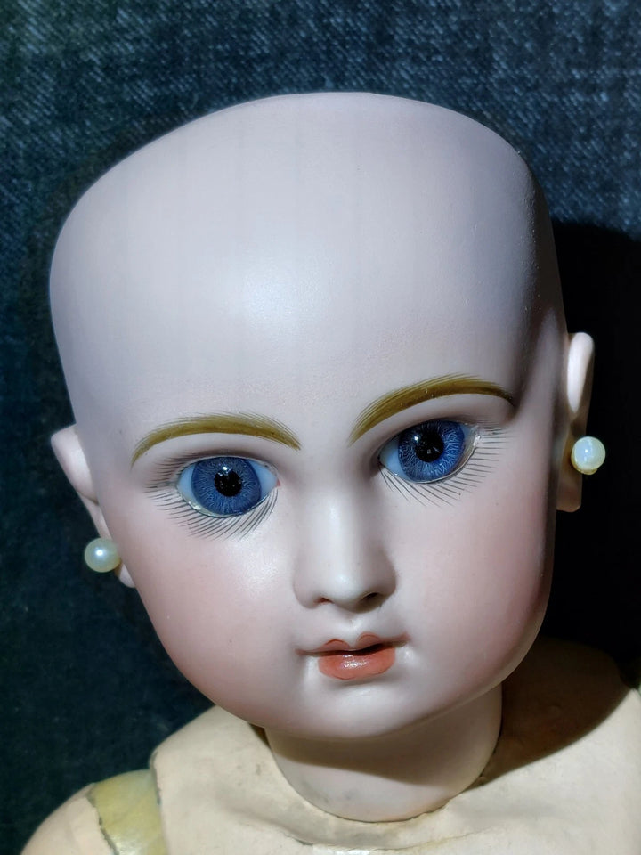 poupee jumeau tampon rouge tête jumeau 10 54 CM bouche fermée
