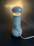 lampe de bureau design Gino Sarfatti Arteluce 600c cuir métal 1970