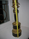 ANCIENNE LAMPE A MECANISME HORLOGERIE type CARCEL