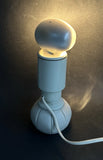 lampe de bureau design Gino Sarfatti Arteluce 600c cuir métal 1970