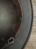 Coque casque Allemand WW2 M40 avec son cerclage.