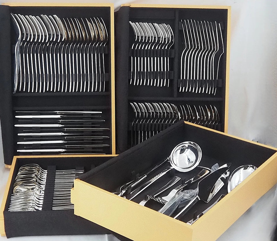 Christofle Concorde, ménagère set 144 pièces, métal argenté