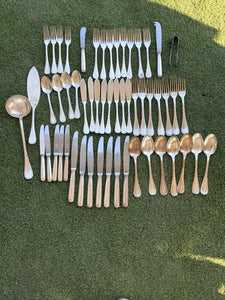 ménagère métal argenté christofle Modèle MALMAISON 54 Pièces