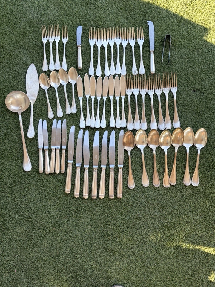 ménagère métal argenté christofle Modèle MALMAISON 54 Pièces
