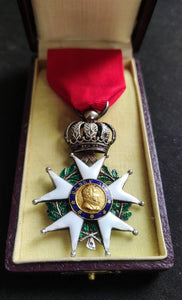 BELLE LÉGION D'HONNEUR CHEVALIER MONARCHIE DE JUILLET LOUIS-PHILIPPE 1830 +ÉCRIN