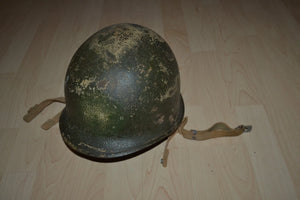 casque américain camouflé WW2 nominatif Lt 1944 libération para TAP