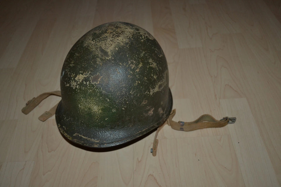 casque américain camouflé WW2 nominatif Lt 1944 libération para TAP