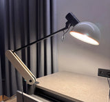 Grande lampe de bureau vintage réglable par Bruno Gecchelin pour Guzzini, 1982