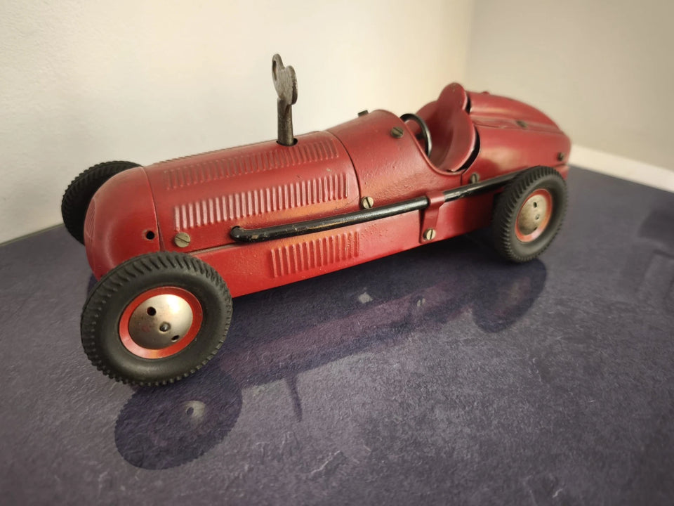 Voiture Mercedes À Moteur Mécanique - Idem Meccano Année 1930