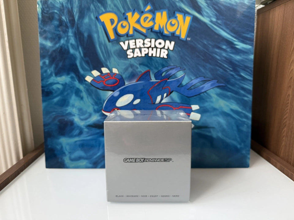 Console Nintendo Game Boy Advance SP noire neuve et scellée, très rare