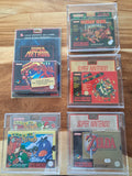 Lot Exceptionnel Blisters Rigides Super Nintendo Neuf Grosses Licences