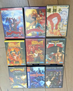 Lot de jeux d'action Sega Megadrive Jap