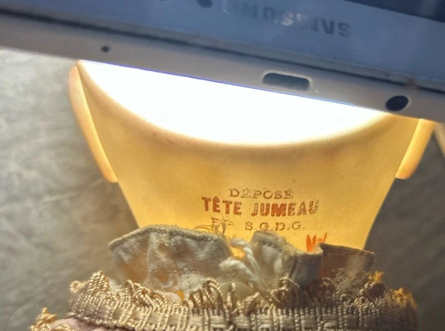 POUPÉE ANCIENNE JUMEAU BOUCHE, FERMÉE TAILLE 8