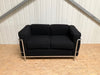 Cassina Le Corbusier LC2 Canapé Tissu Lincoln Chrome NP