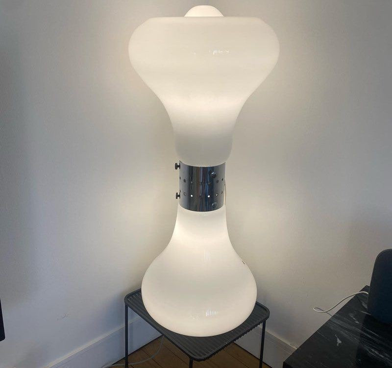 Grande lampe Carlo Nason pour Mazzega Italie