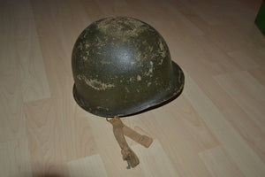casque américain camouflé WW2 nominatif Lt 1944 libération para TAP