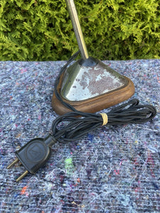 Rare lampe gras modèle 206 nickelé d’origine,