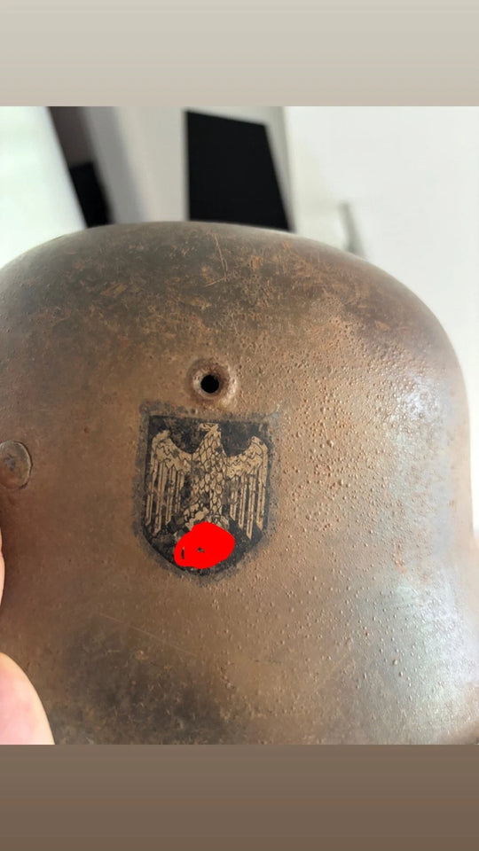 Casque allemand M42 heer camo ww2