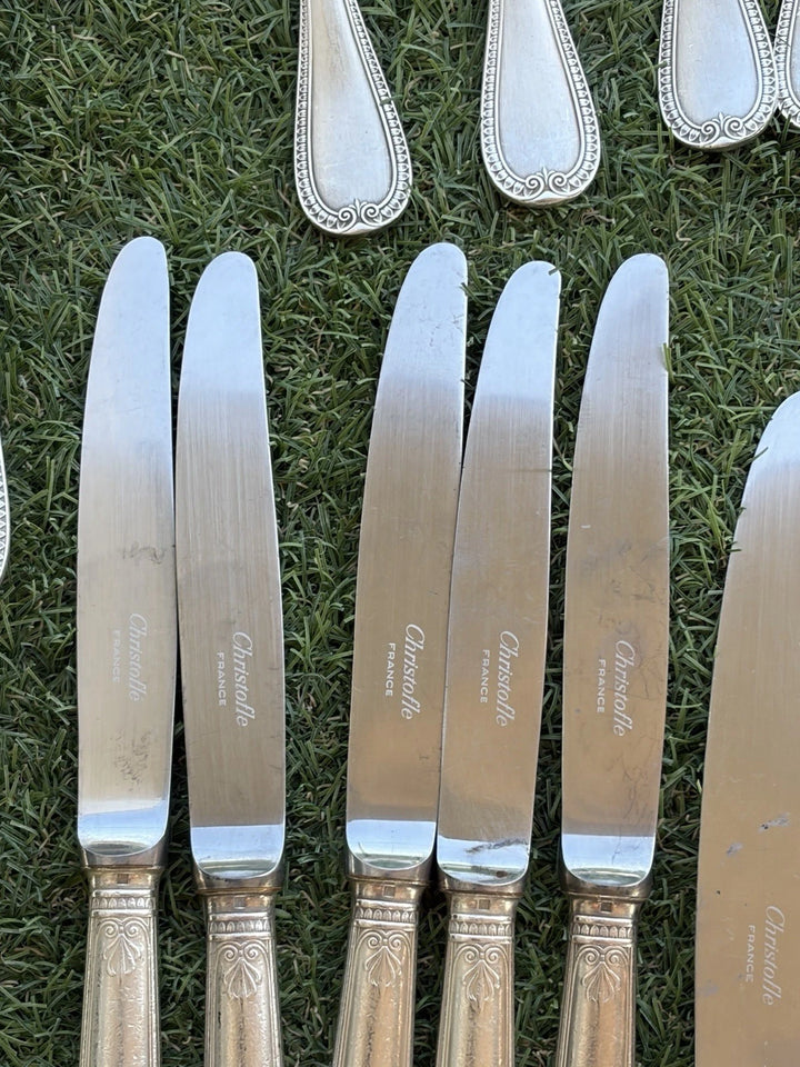 ménagère métal argenté christofle Modèle MALMAISON 54 Pièces