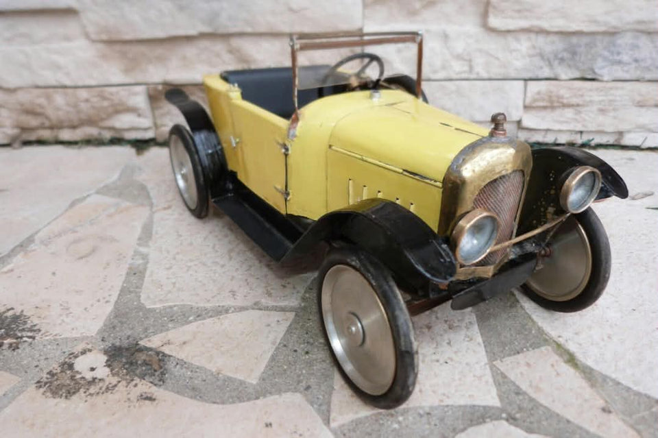 JOUET ANCIEN VOITURE CITROEN 5 HP CUIVRE TOLE ETAIN LAITON automobilia rare