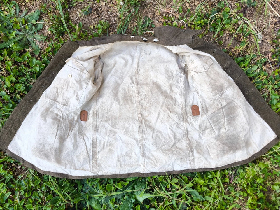 Vareuse drap kaki 1938 volets dissimulation poilu France 1940 WW2