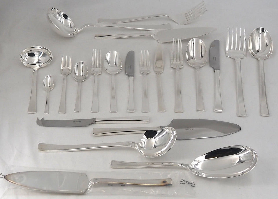 Christofle Concorde, ménagère set 144 pièces, métal argenté
