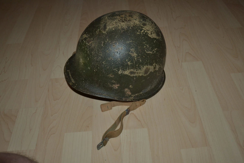 casque américain camouflé WW2 nominatif Lt 1944 libération para TAP