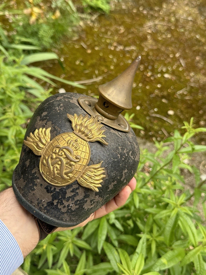 Casque Empire Allemand À Pointe - Guerre