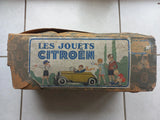 jouet ancien 1928 André Citroën C6 avec boîte d'origine, clé, moteur, frein