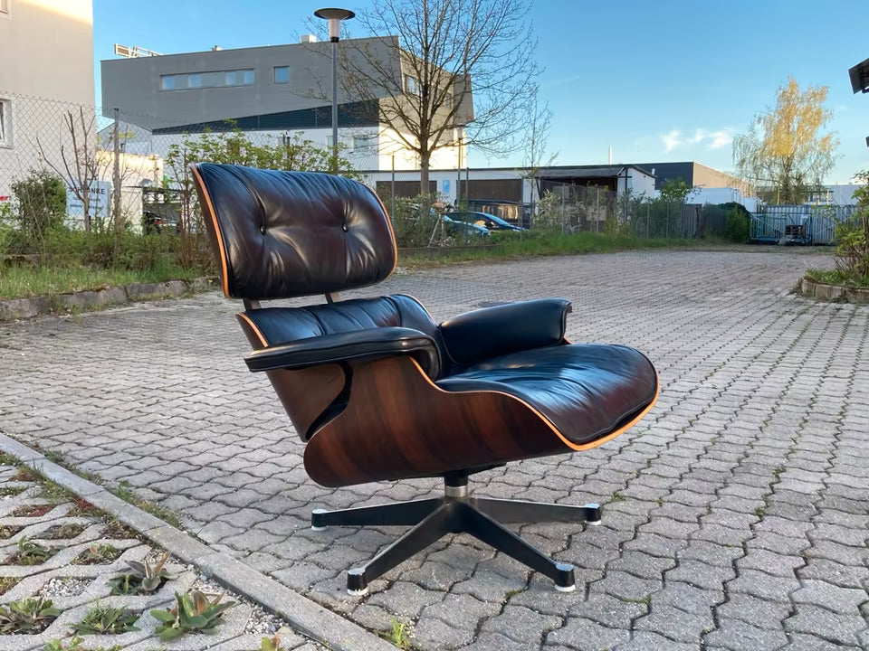 Fauteuil lounge Vitra Eames vintage