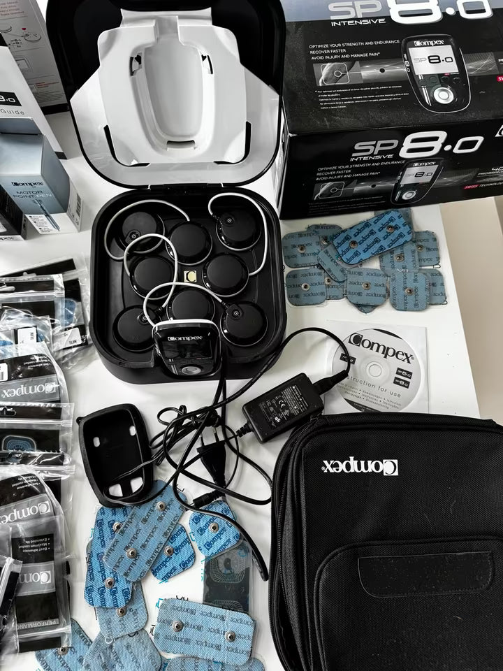 Stimulateur musculaire Compex SP 8.0 - Ensemble complet