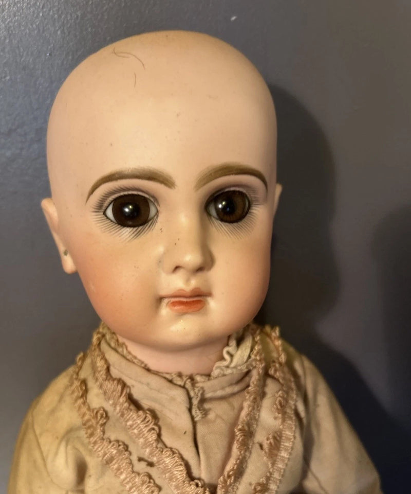 POUPÉE ANCIENNE JUMEAU BOUCHE, FERMÉE TAILLE 8