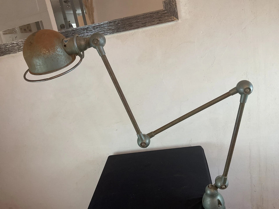 Jielde Ancienne Lampe Industrielle D'atelier Jean Louis Domecq 1950